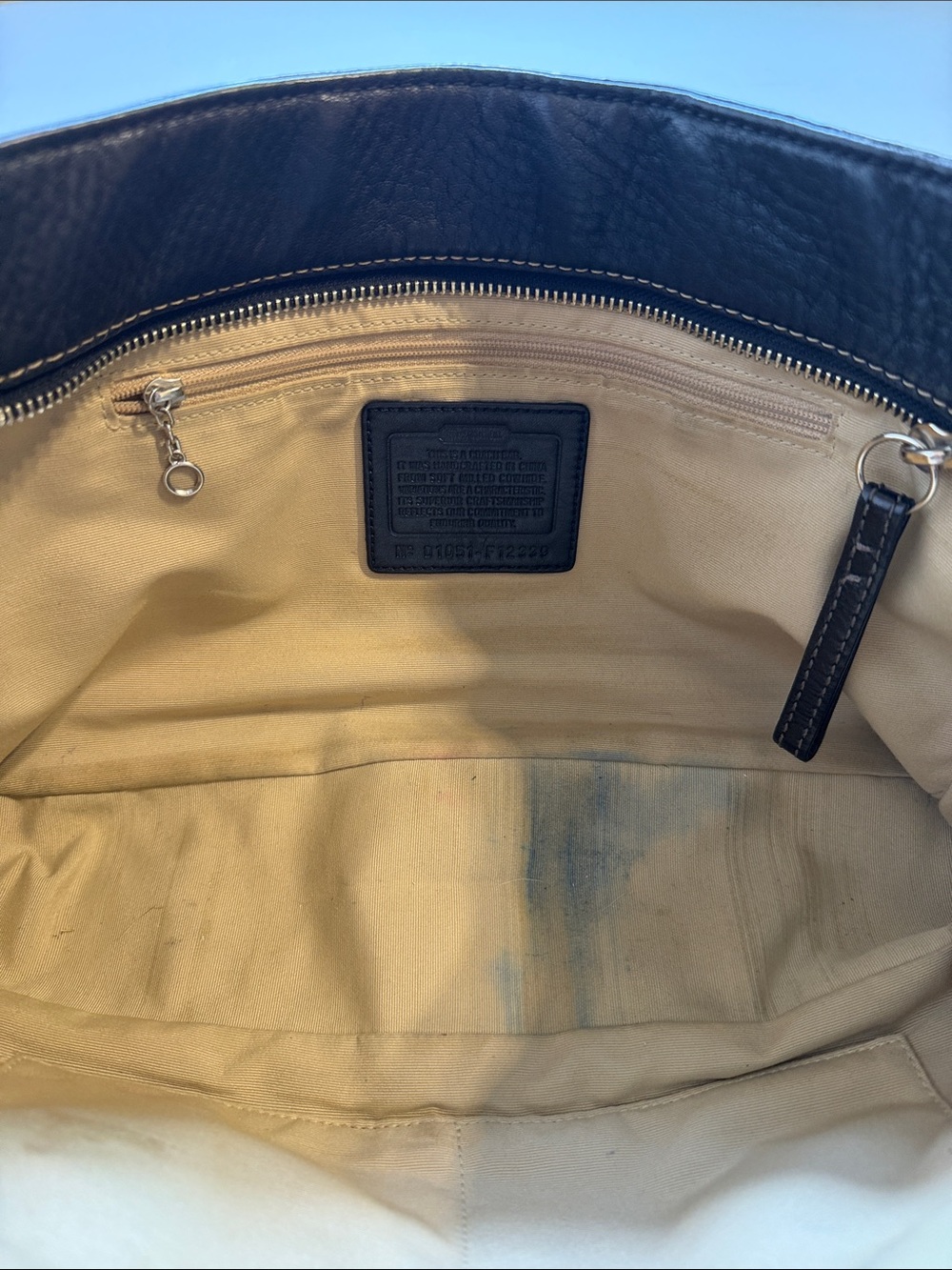 Coach Chelsea Classic Pebble Leather Shoulder Bag
Coach style D1051-F12339 - Picture 9 of 13